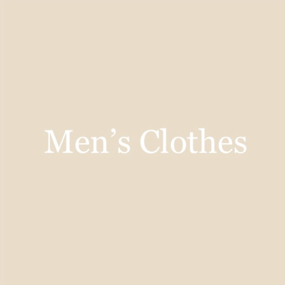 Mens clothing!!